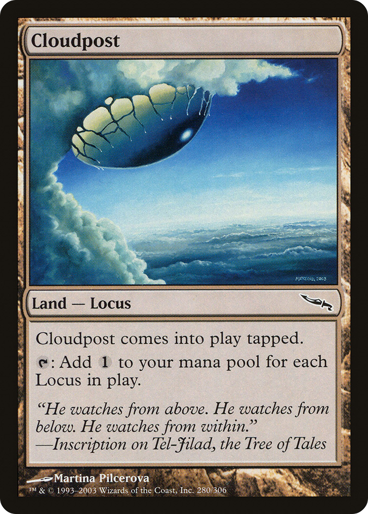 Cloudpost (MRD-280)  Foil - Mirrodin