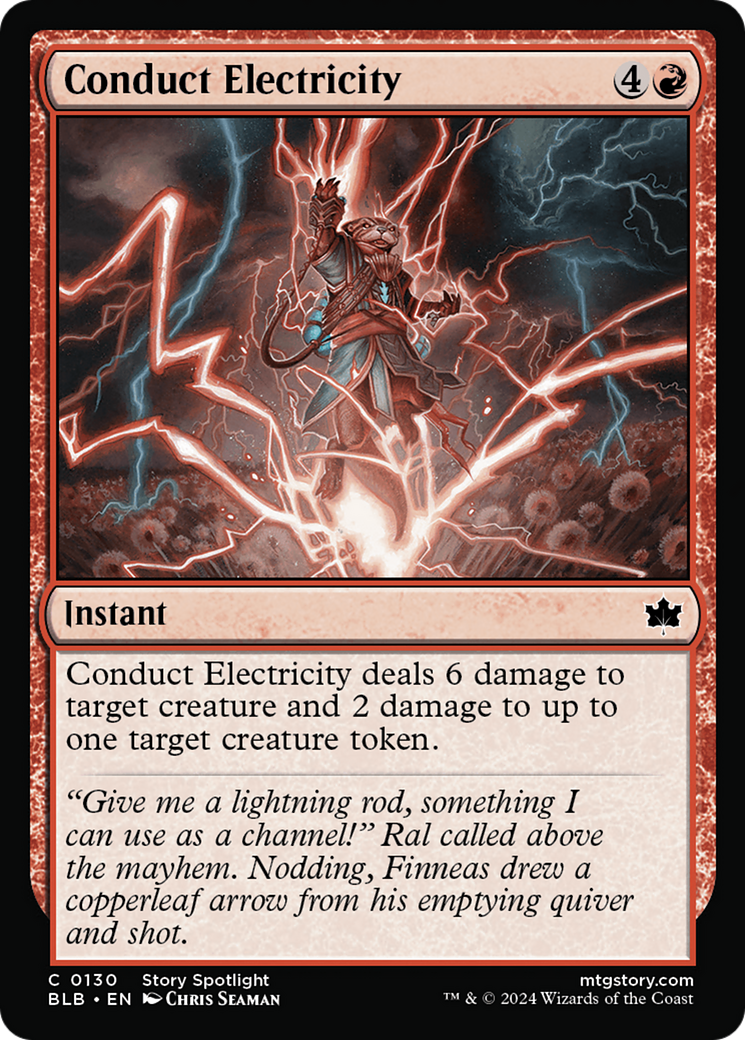 Conduct Electricity (BLB-130)  - Bloomburrow
