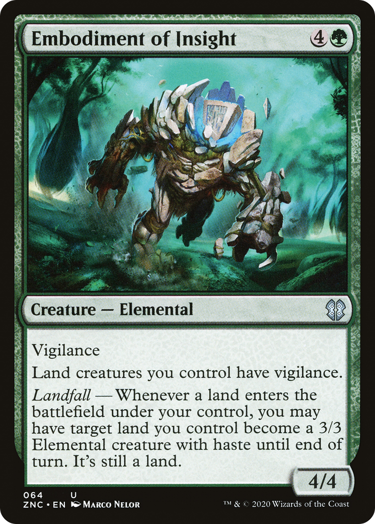 Embodiment of Insight (ZNC-064)  - Zendikar Rising Commander