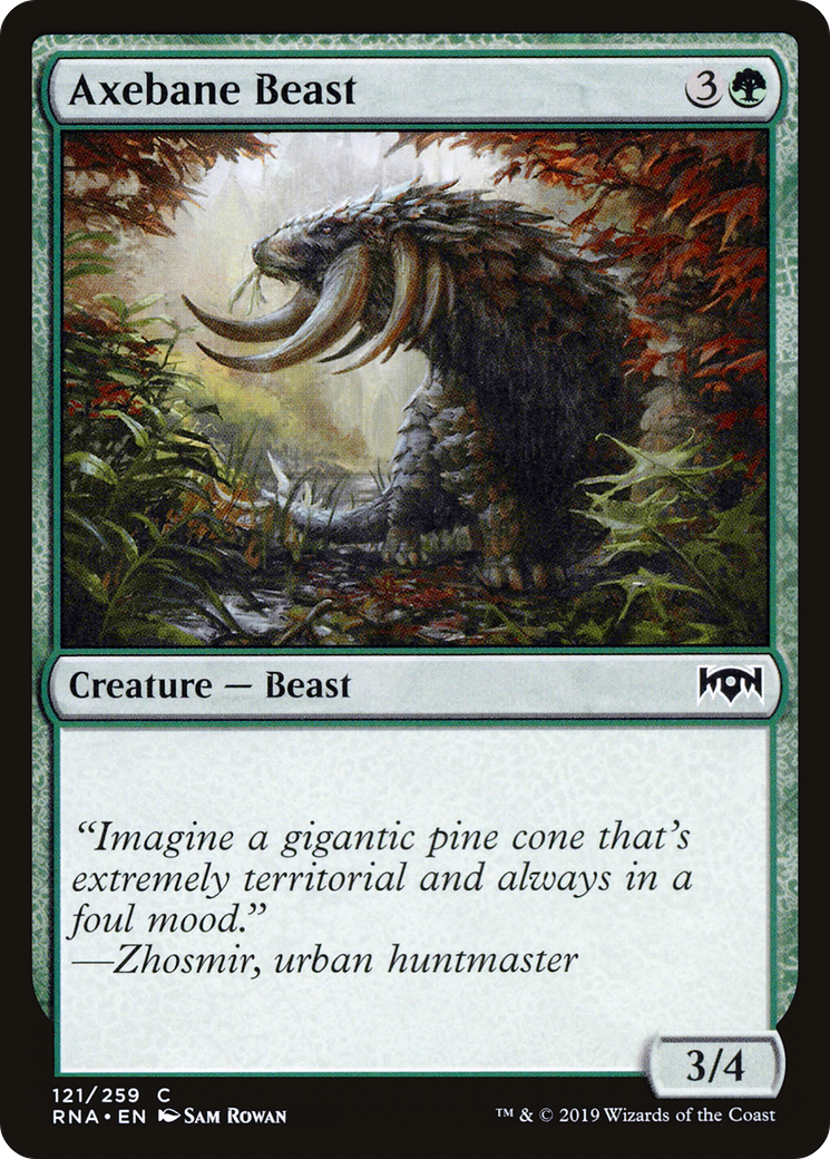 Axebane Beast (RNA-121)  Foil - Ravnica Allegiance