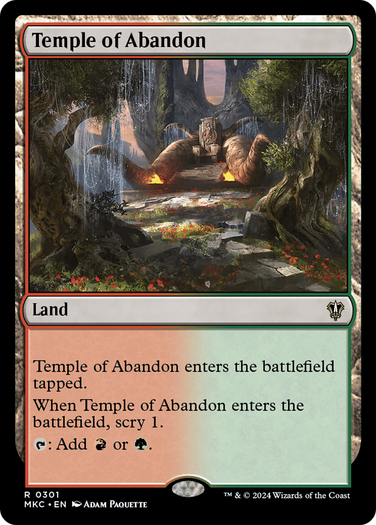 Temple of Abandon (MKC-301)  - Murders at Karlov Manor Commander