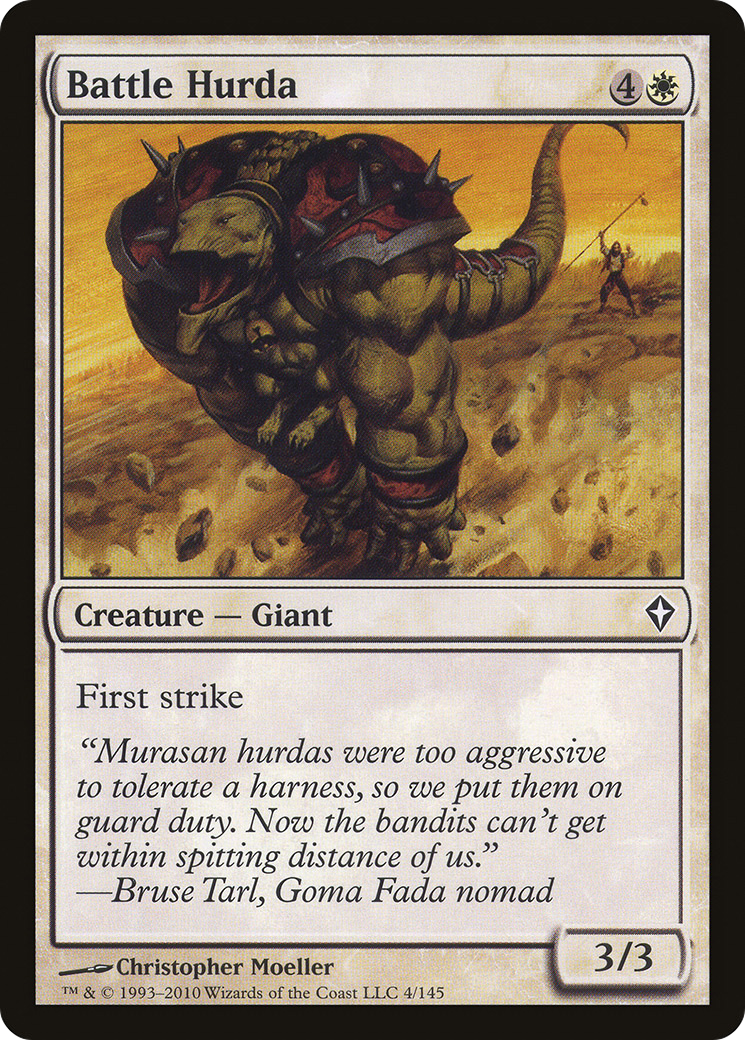 Battle Hurda (WWK-004)  Foil - Worldwake