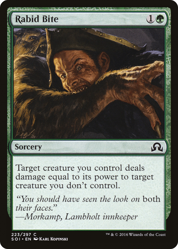 Rabid Bite (SOI-223)  Foil - Shadows over Innistrad