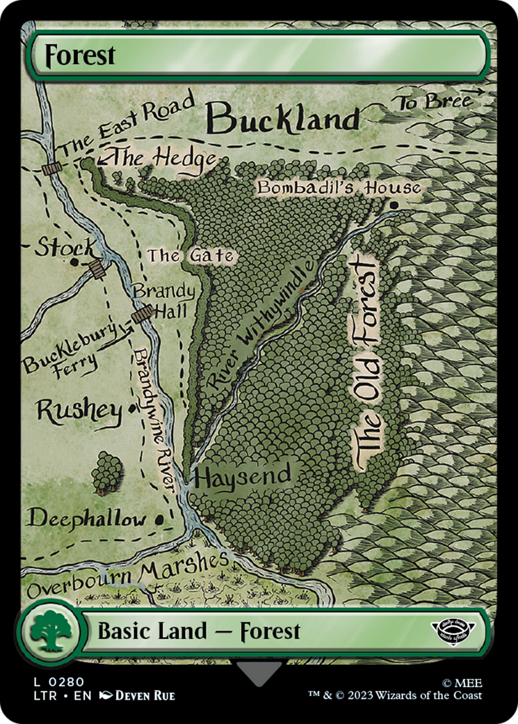 Forest (0280) (LTR-280)  Foil - The Lord of the Rings: Tales of Middle-earth