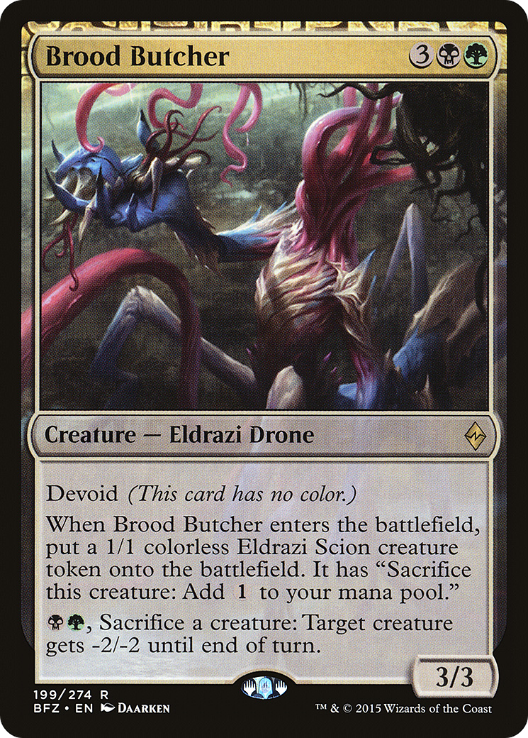 Brood Butcher (BFZ-199)  - Battle for Zendikar