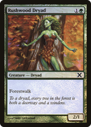 Rushwood Dryad (10E-294★)  Foil - Tenth Edition