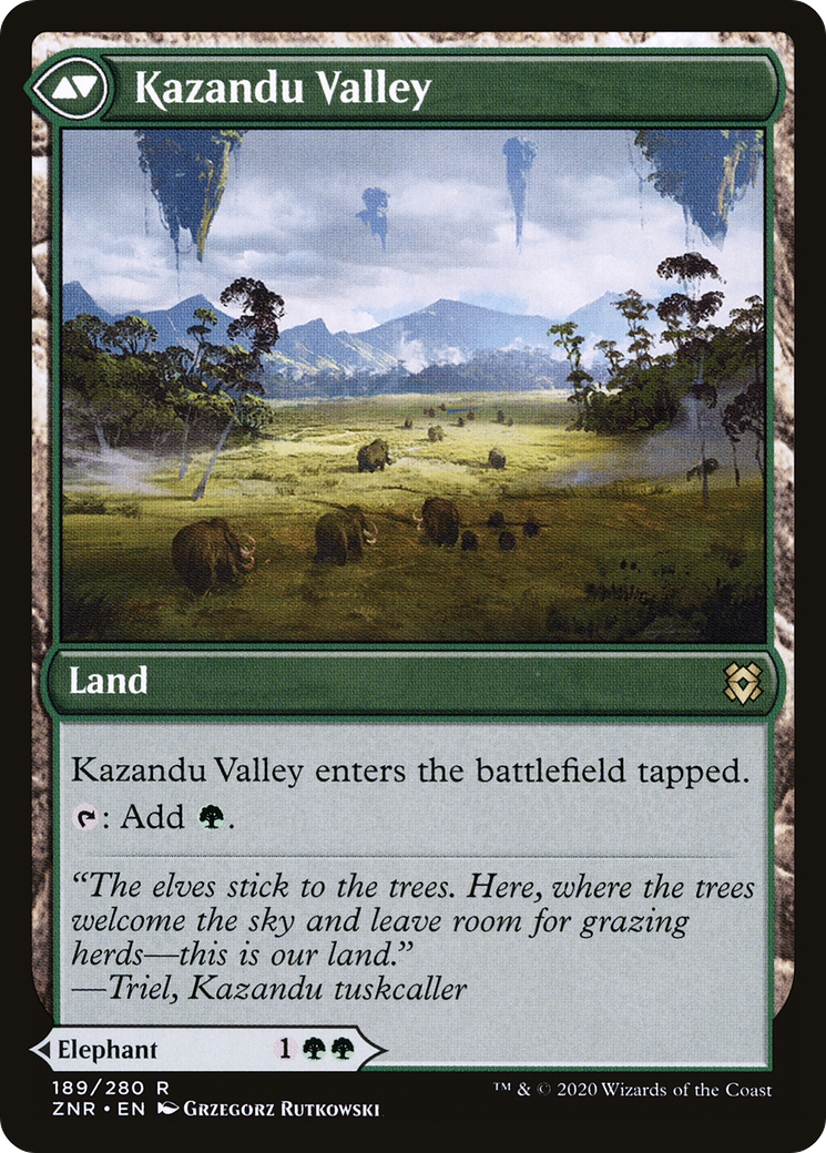 Kazandu Mammoth (ZNR-189)  - Zendikar Rising