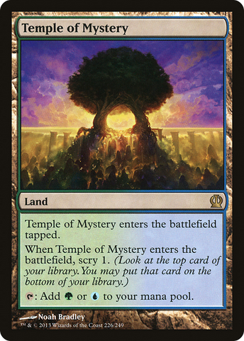 Temple of Mystery (THS-226)  Foil - Theros