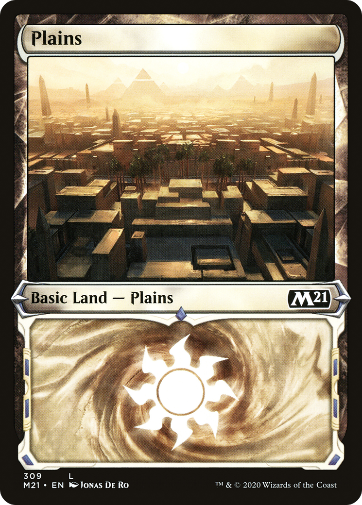 Plains (Showcase) (M21-309)  - Core Set 2021: (Showcase)