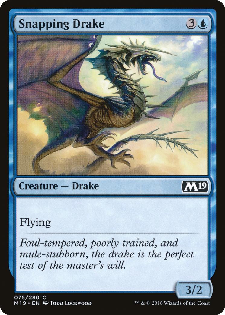 Snapping Drake (M19-075)  - Core Set 2019