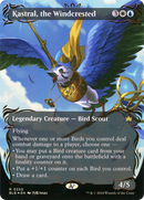 Kastral, the Windcrested (Borderless) (Raised Foil) (BLB-350)  Foil - Bloomburrow: (Showcase)