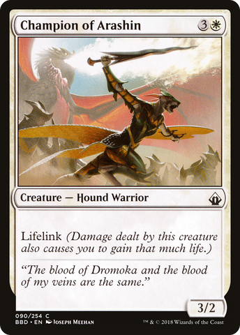 Champion of Arashin (BBD-090)  Foil - Battlebond