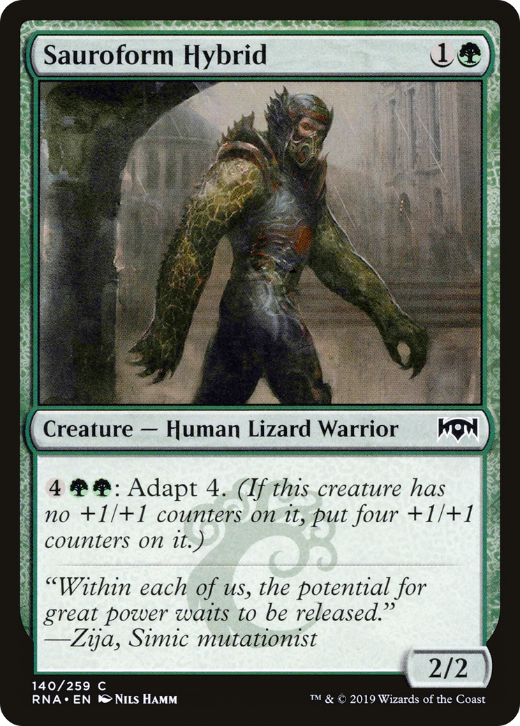Sauroform Hybrid (RNA-140)  Foil - Ravnica Allegiance