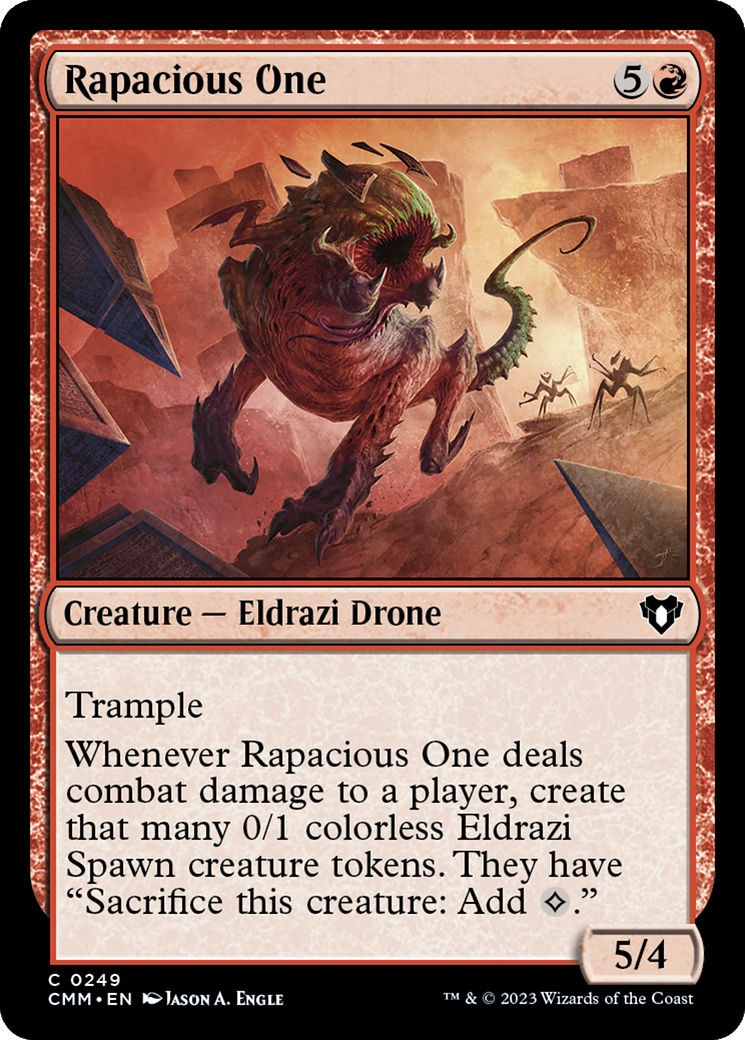 Rapacious One (CMM-249)  Foil - Commander Masters
