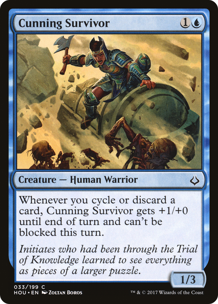 Cunning Survivor (HOU-033)  Foil - Hour of Devastation