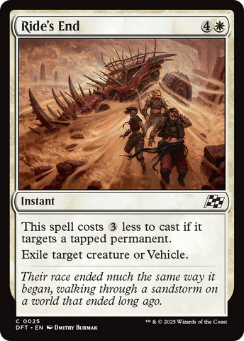 Ride's End (DFT-025)  Foil - Aetherdrift