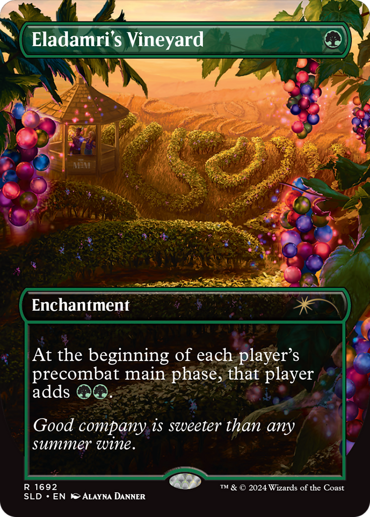 Eladamri's Vineyard (SLD-1692)  - Secret Lair Drop (Borderless)