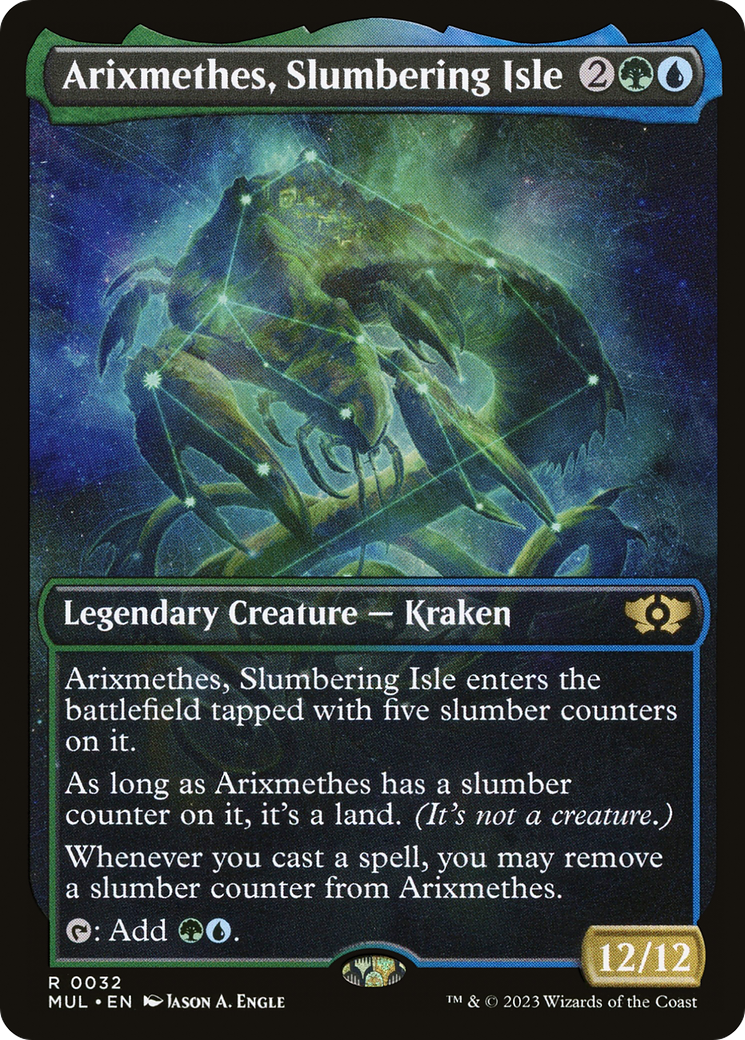 Arixmethes, Slumbering Isle (MUL-032)  - Multiverse Legends: (Showcase)