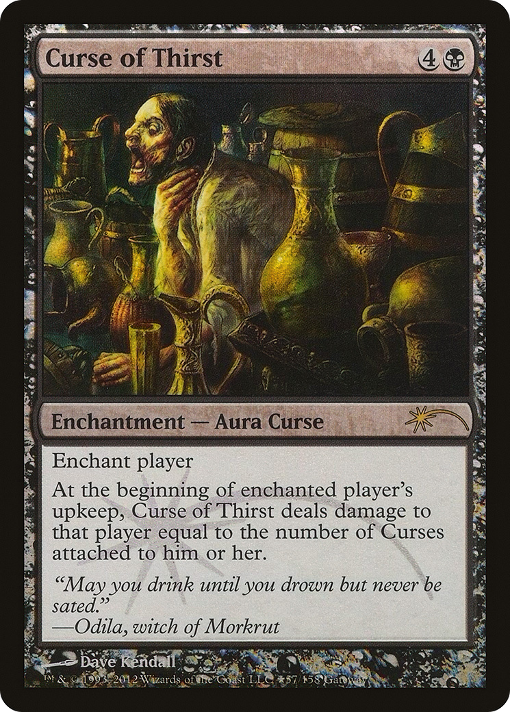 Curse of Thirst (WPN-081)  Foil - Wizards Play Network 2012