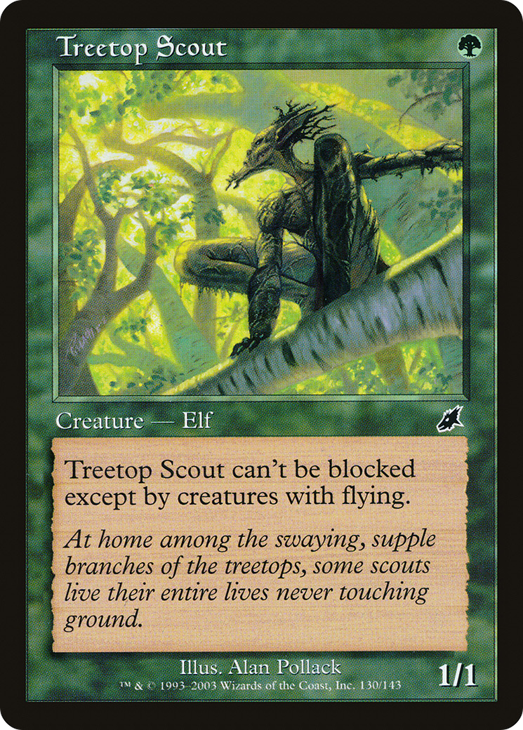 Treetop Scout (SCG-130)  Foil - Scourge