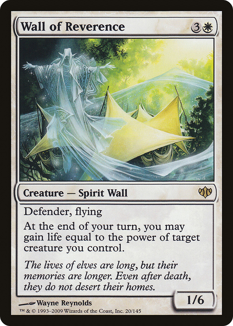 Wall of Reverence (CON-020)  Foil - Conflux