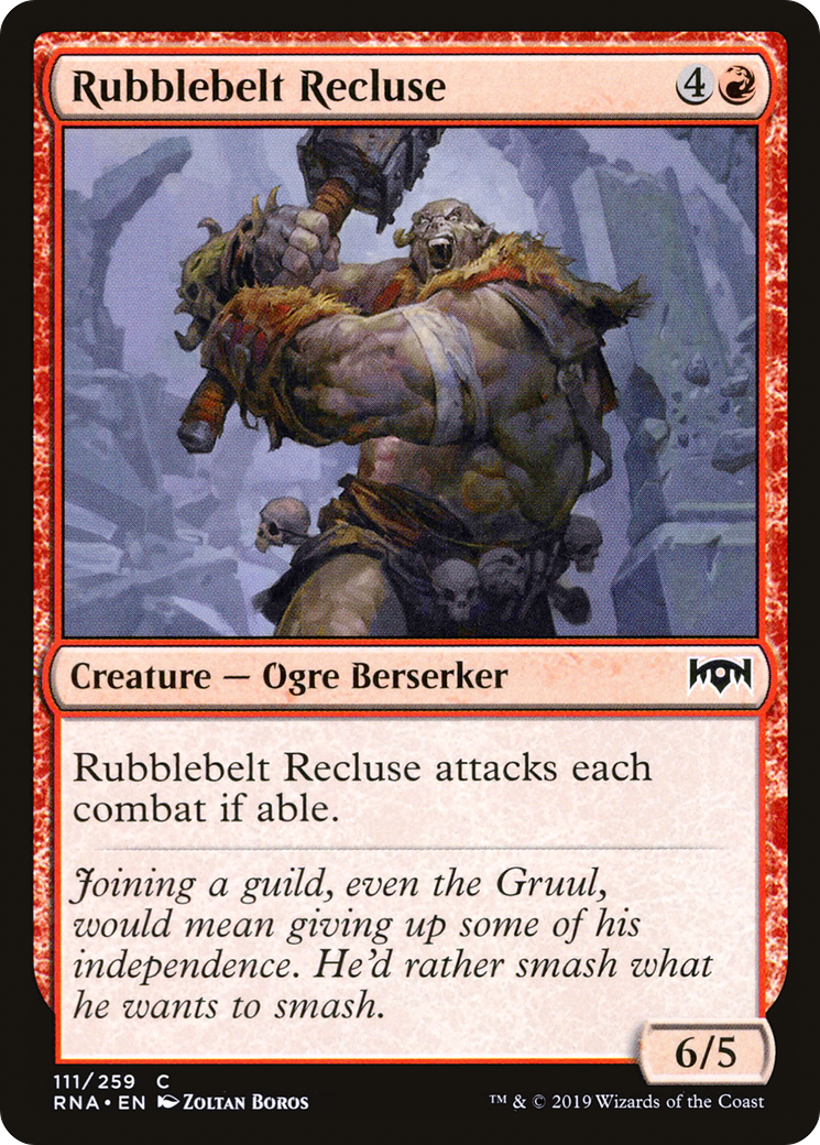 Rubblebelt Recluse (RNA-111)  Foil - Ravnica Allegiance