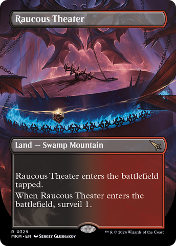 Raucous Theater (Borderless) (MKM-329)  Foil - Murders at Karlov Manor