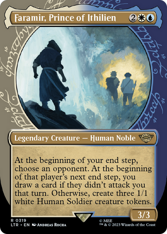 Faramir, Prince of Ithilien (Showcase) (LTR-319) - The Lord of the Rings: Tales of Middle-earth: (Showcase) (Borderless) Foil