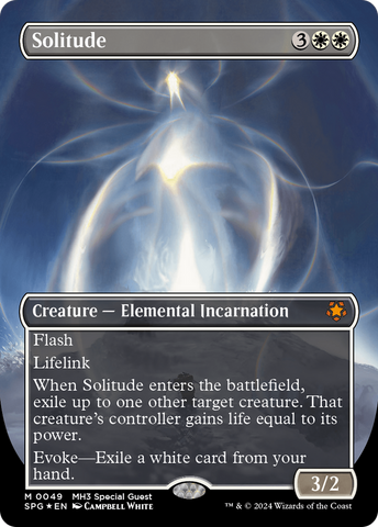 Solitude (Borderless) (Textured Foil) (SPG-049)  Foil - Special Guests