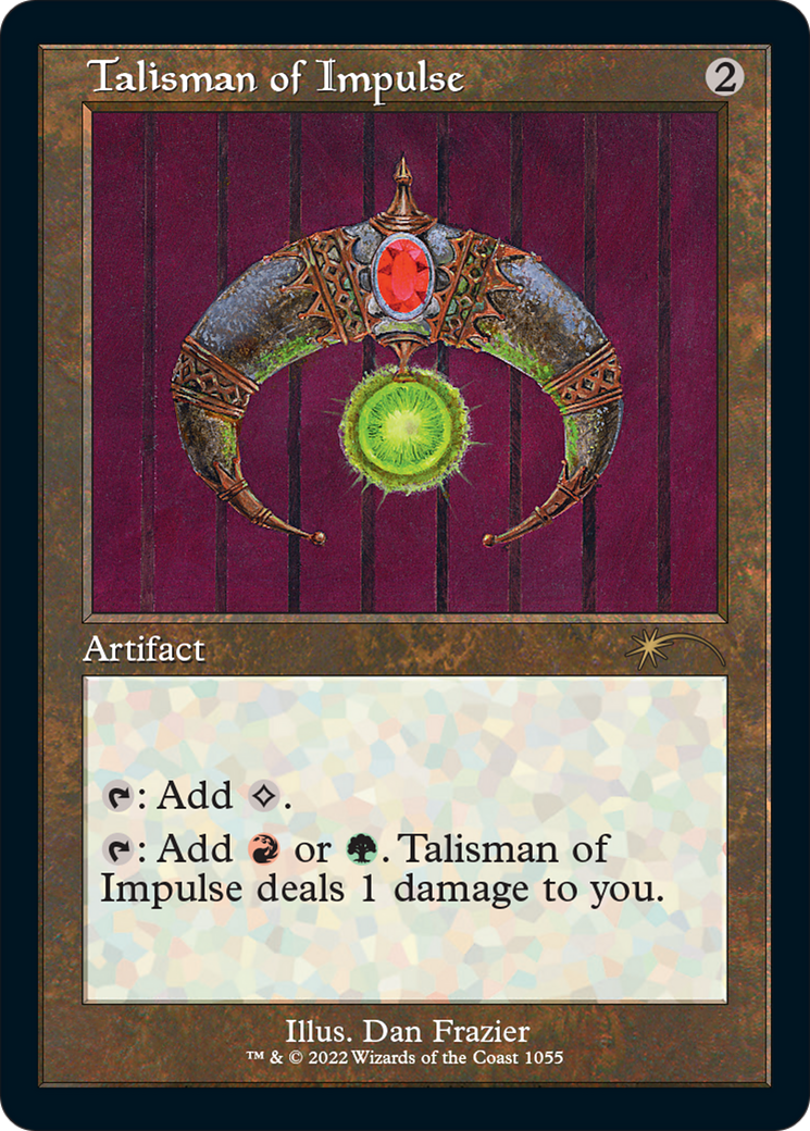 Talisman of Impulse (Retro Frame) (SLD-1055)  - Secret Lair Drop
