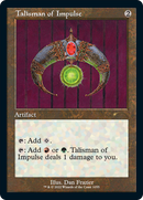 Talisman of Impulse (Retro Frame) (SLD-1055) - Secret Lair Drop Etched Foil