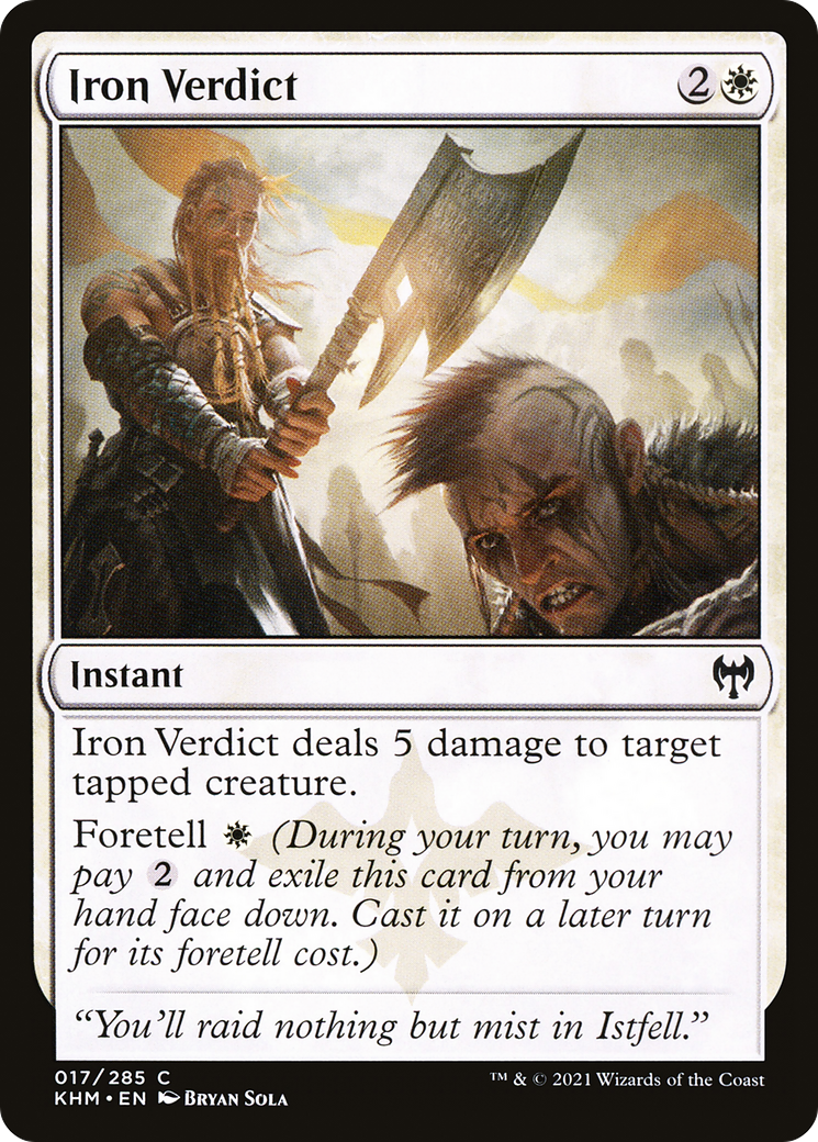 Iron Verdict (KHM-017)  Foil - Kaldheim