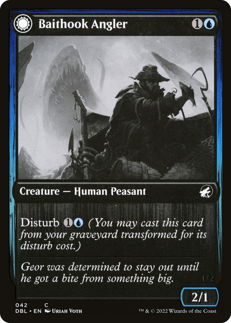Baithook Angler (DBL-042)  - Innistrad: Double Feature: (Double Faced Transform)