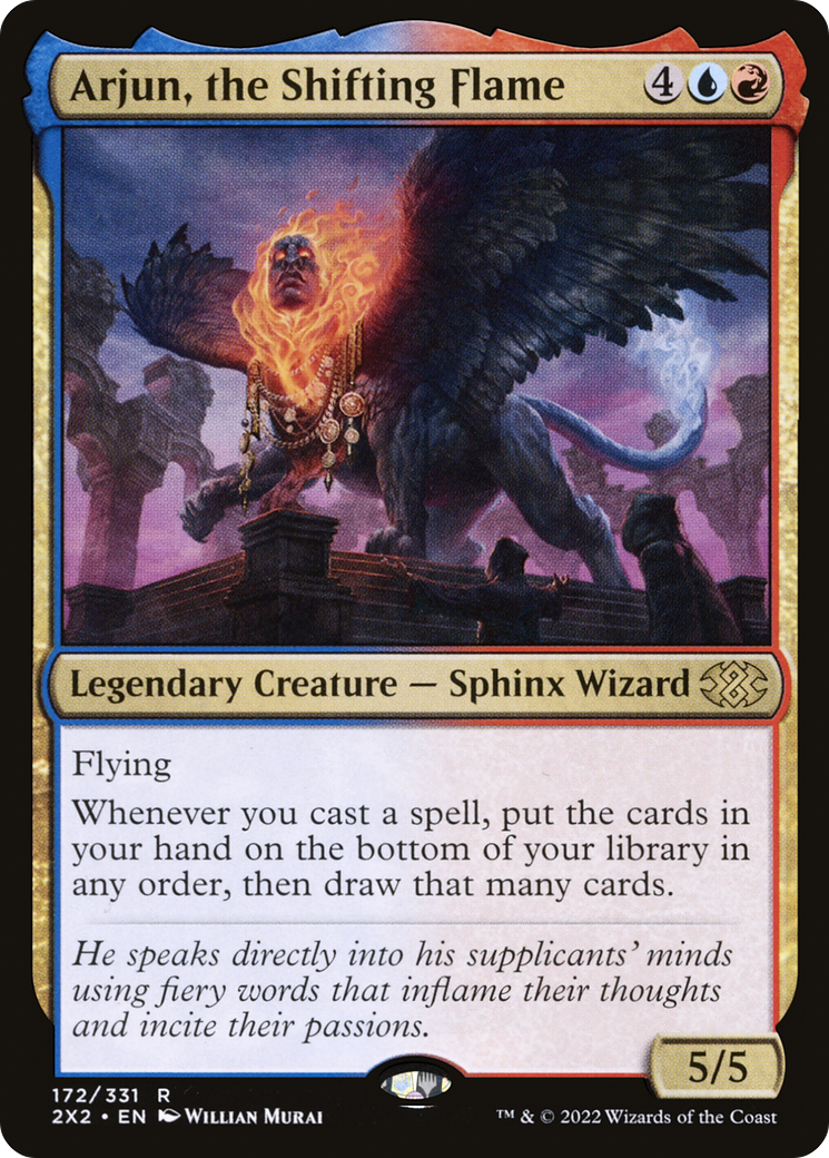 Arjun, the Shifting Flame (2X2-172)  Foil - Double Masters 2022