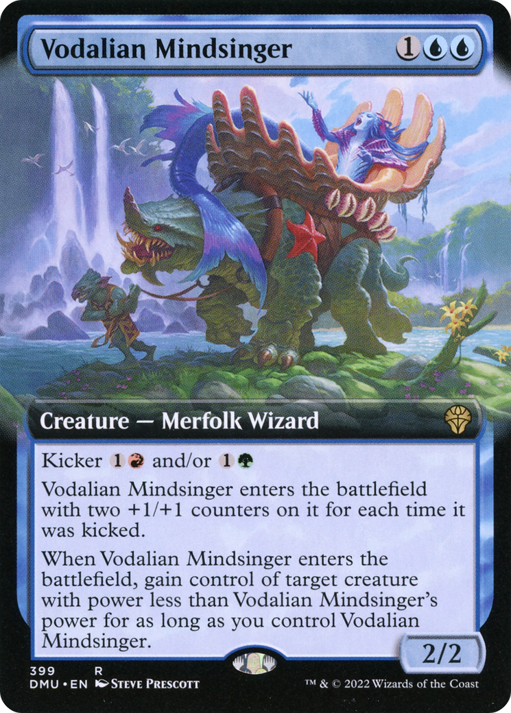 Vodalian Mindsinger (Extended Art) (DMU-399)  - Dominaria United: (Extended Art)