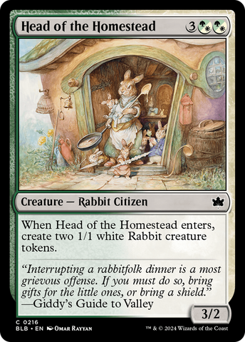 Head of the Homestead (BLB-216)  Foil - Bloomburrow