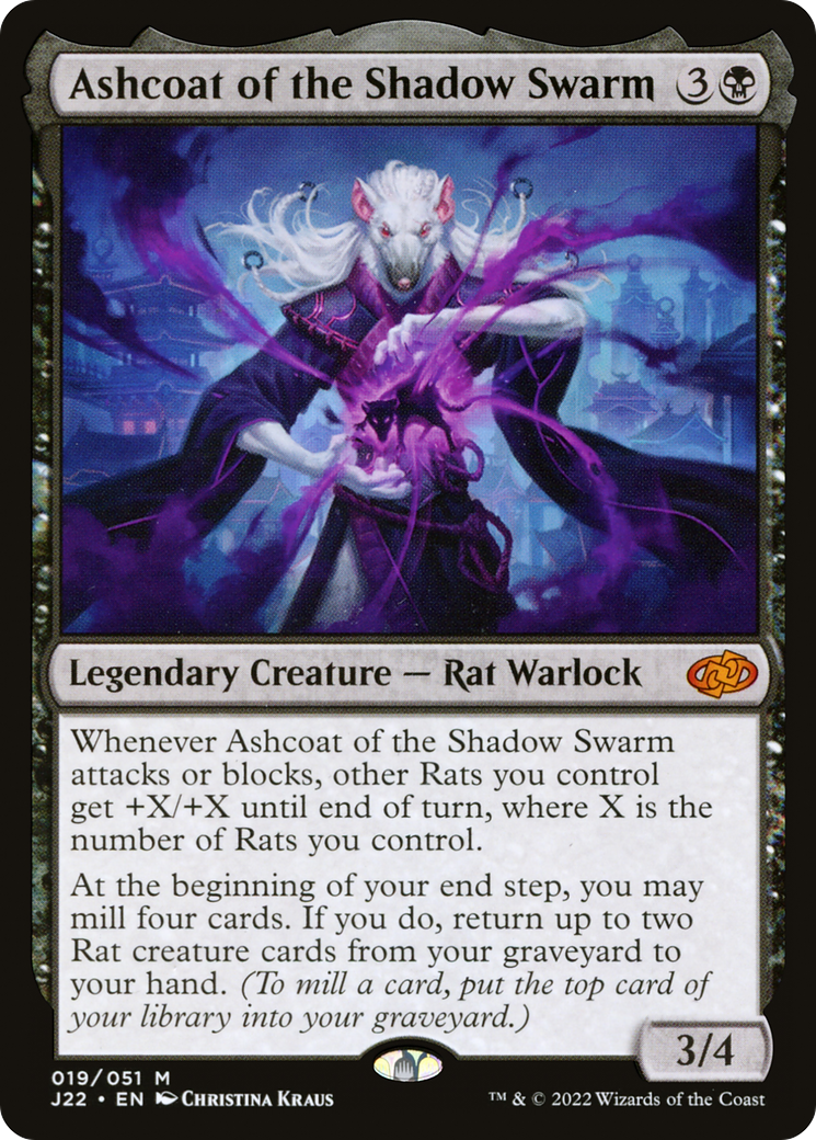 Ashcoat of the Shadow Swarm (J22-019)  - Jumpstart 2022