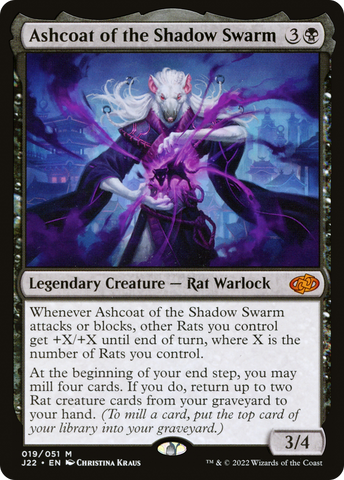 Ashcoat of the Shadow Swarm (J22-019)  - Jumpstart 2022