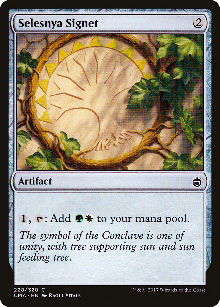 Selesnya Signet (CMA-228)  - Commander Anthology