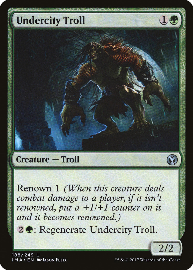 Undercity Troll (IMA-188)  - Iconic Masters