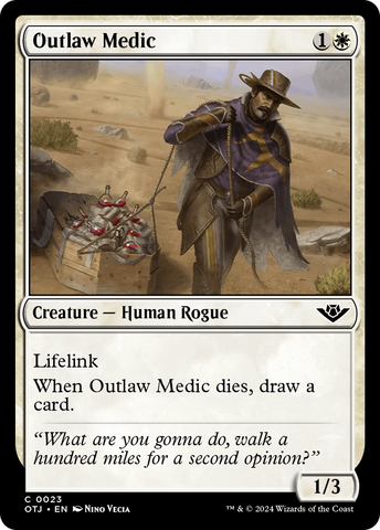 Outlaw Medic (OTJ-023)  Foil - Outlaws of Thunder Junction