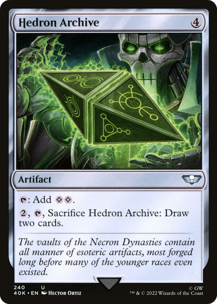 Hedron Archive (40K-240)  - Warhammer 40,000 Commander