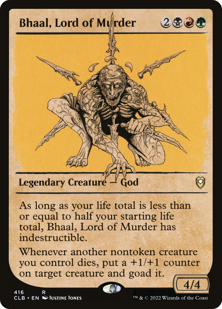 Bhaal, Lord of Murder (Showcase) (CLB-416)  Foil - Commander Legends: Battle for Baldur's Gate: (Showcase)