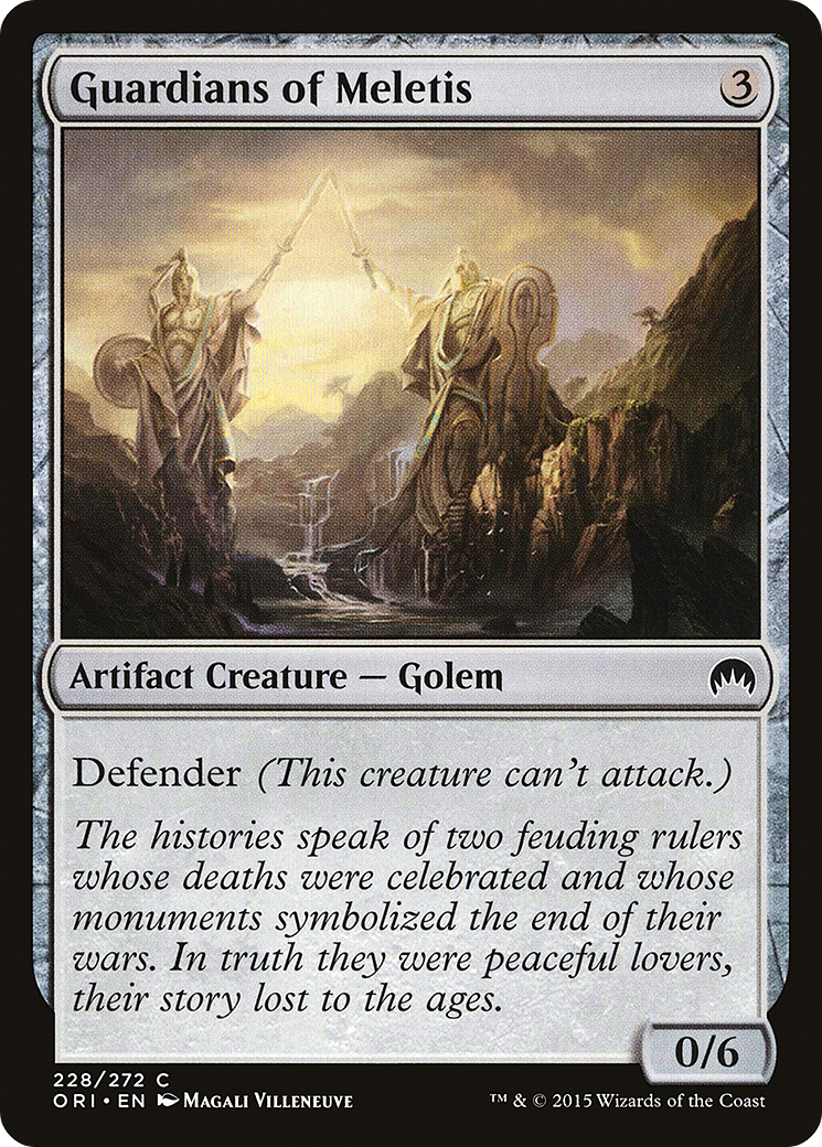 Guardians of Meletis (ORI-228)  Foil - Magic Origins