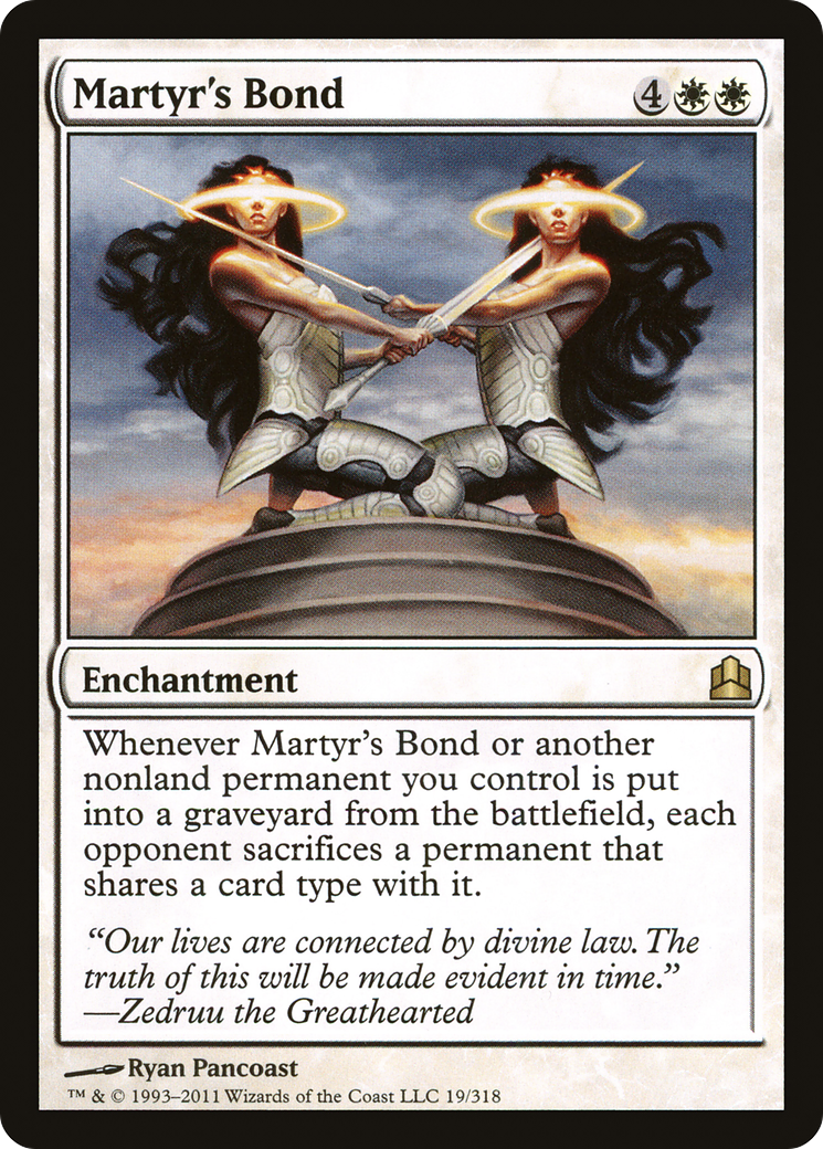 Martyr's Bond (CMD-019)  - Commander 2011