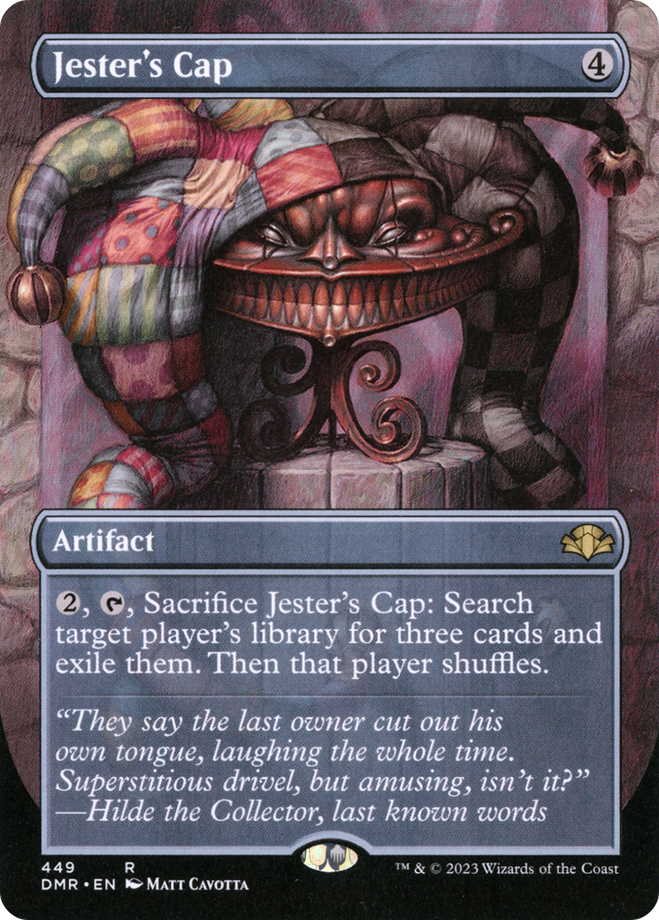 Jester's Cap (Borderless) (DMR-449)  Foil - Dominaria Remastered (Borderless)