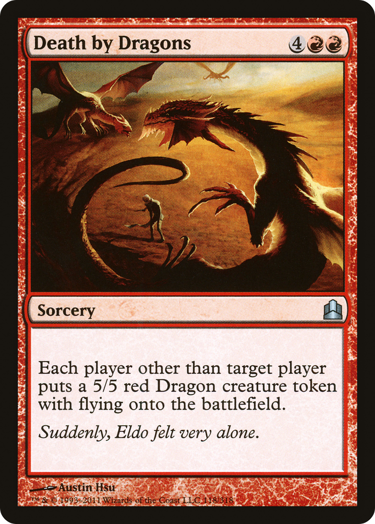 Death by Dragons (CMD-118)  - Commander 2011