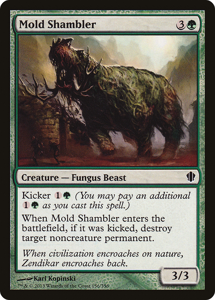 Mold Shambler (C13-156)  - Commander 2013