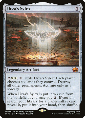 Urza's Sylex (BRO-040)  Foil - The Brothers' War