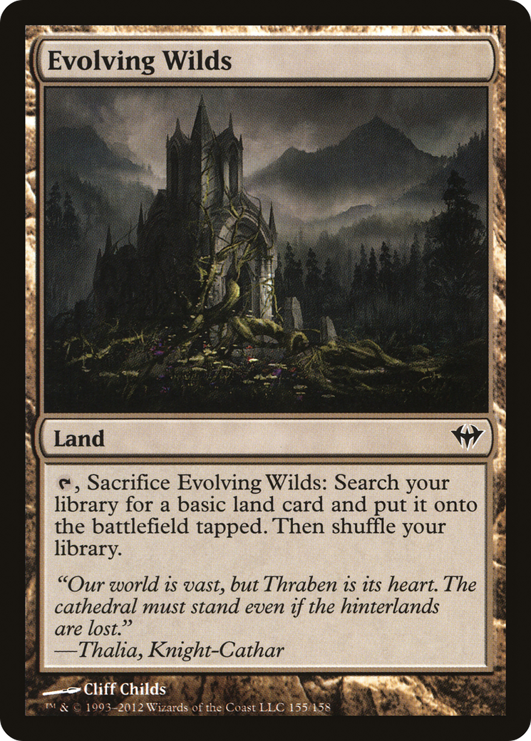 Evolving Wilds (DKA-155)  Foil - Dark Ascension